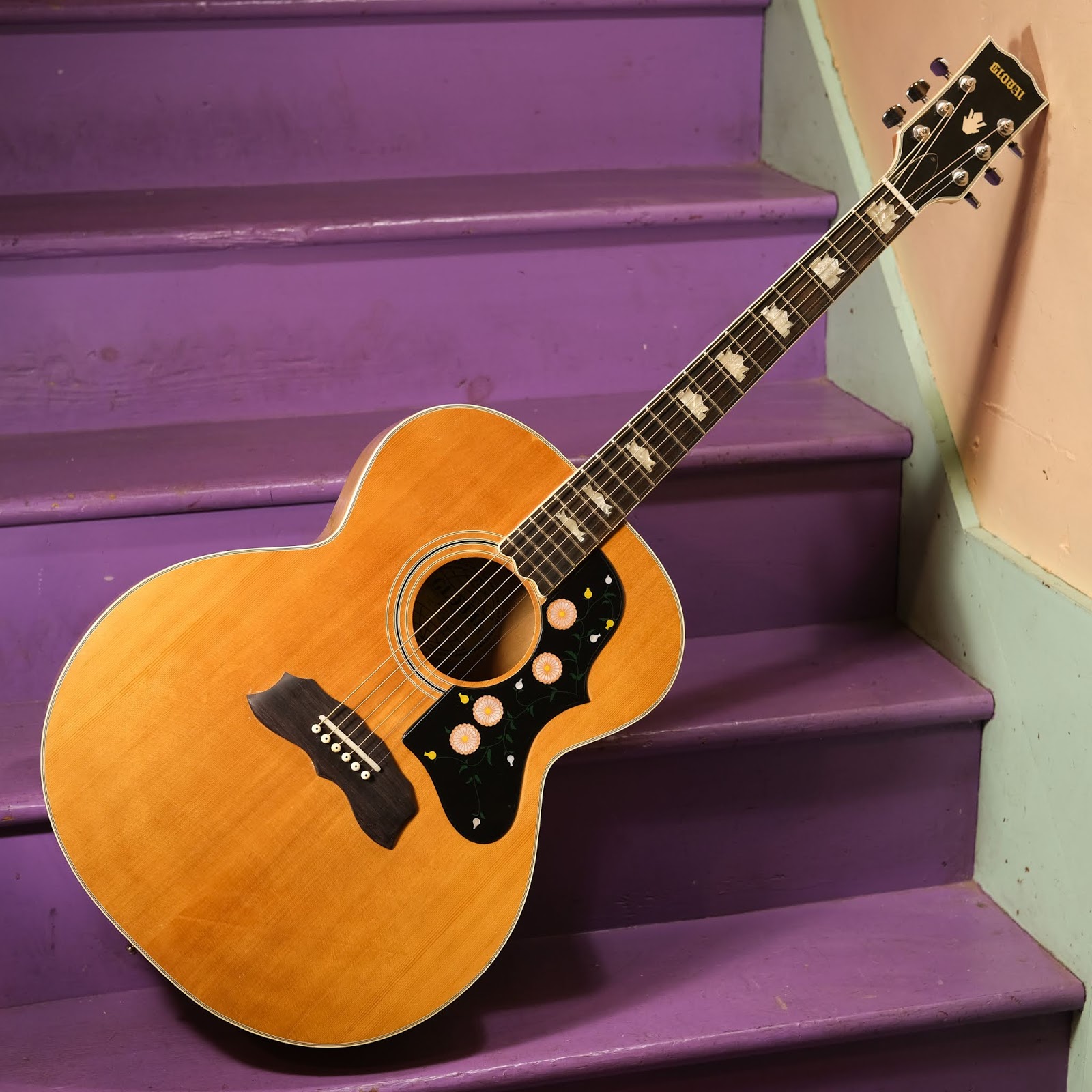 1970s Global (Japanmade) J200Copy Jumbo Guitar