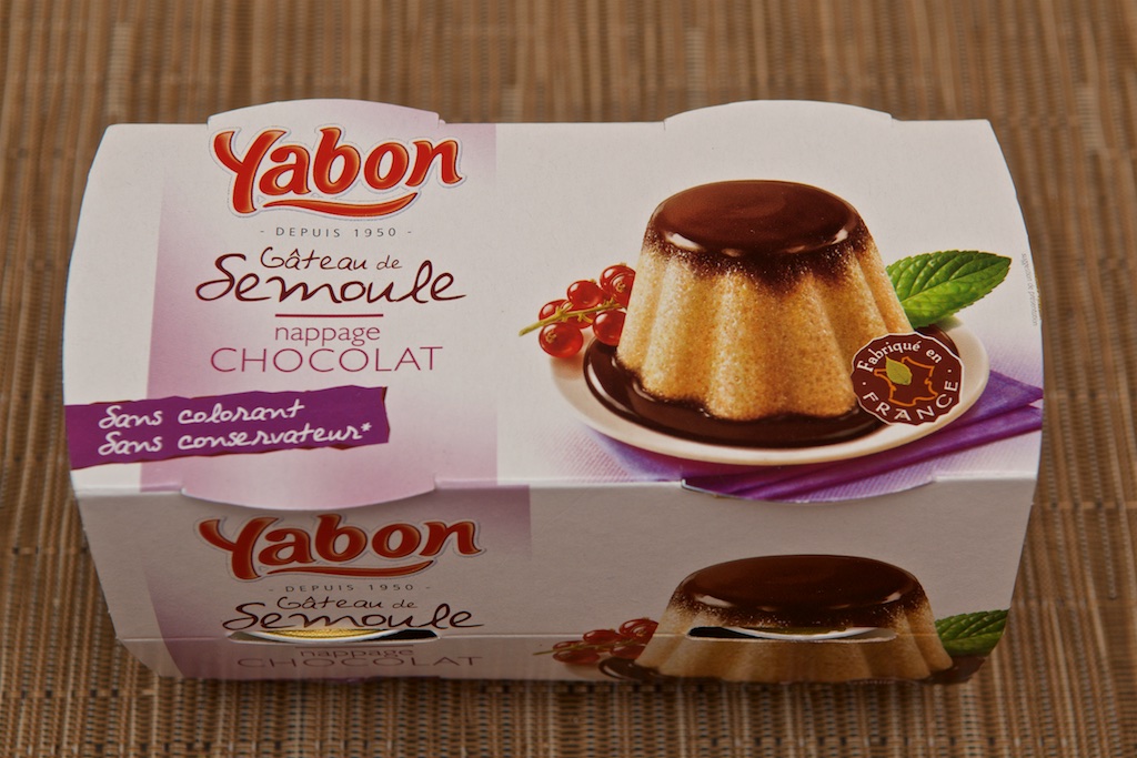Recette Gâteau De Semoule Au Chocolat Façon Yabon Gâteau de Semoule Nappage Chocolat (4x125g) par Yabon