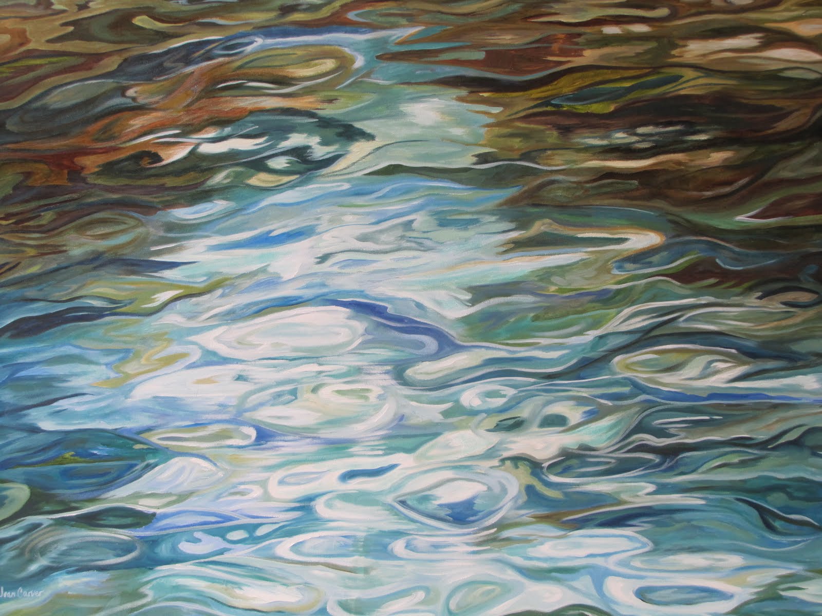 Как нарисовать воду акварелью