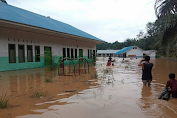 Puluhan Rumah Warga Terendam Air Banjir di Desa Sampuran