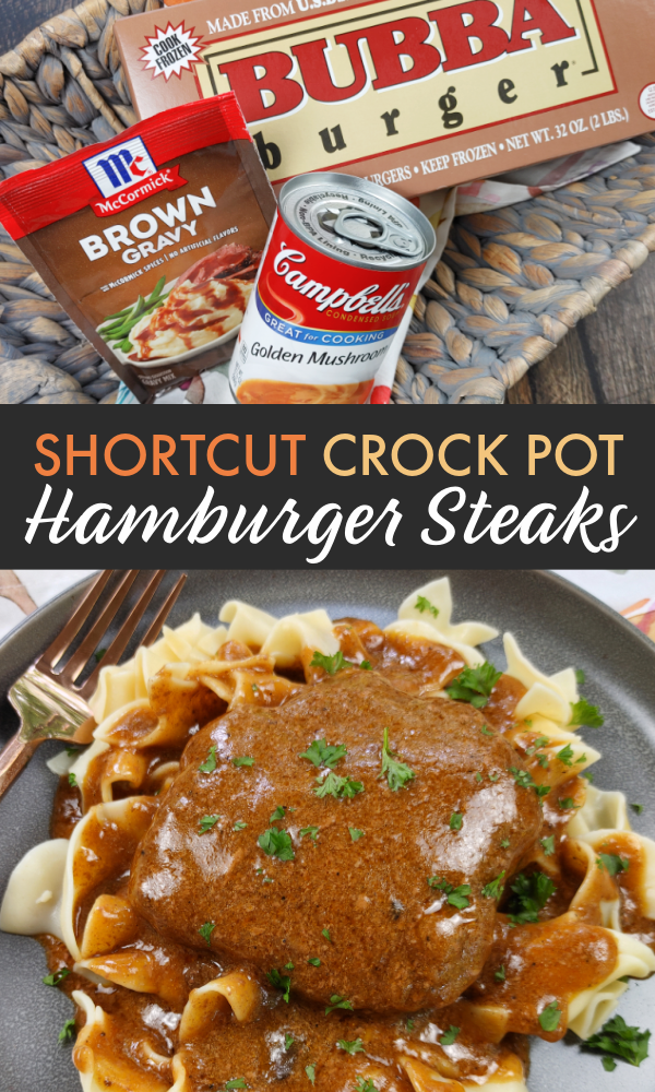 South Your Mouth Shortcut Crock Pot Hamburger Steaks and Gravy