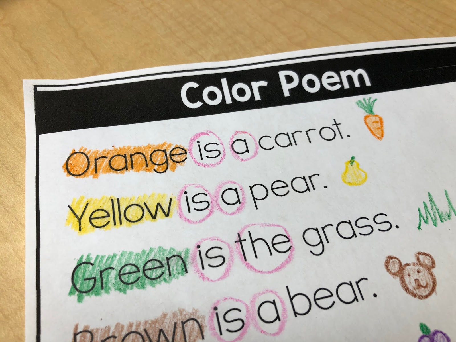 Free Verse Poetry Anchor Chart | Mmbah