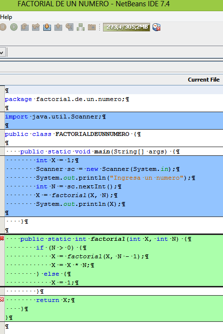 FACTORIAL DE UN NUMERO ~ LENGUAJE DE PROGRAMACION 1