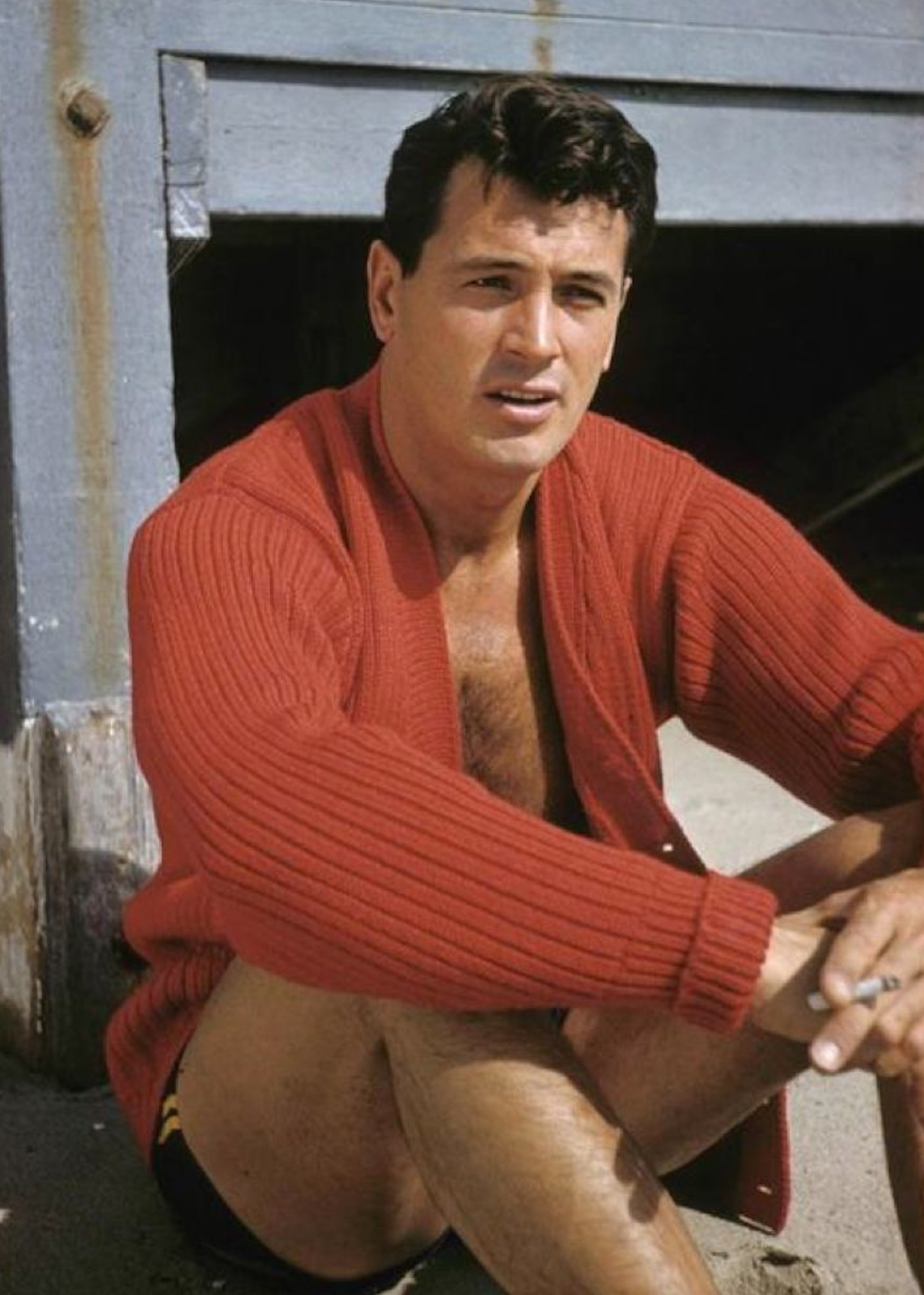 my new plaid pants Rock Hudson Two Times