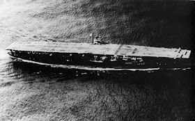 Japanese aircraft carrier Akagi, sunk at Midway worldwartwo.filminspector.com