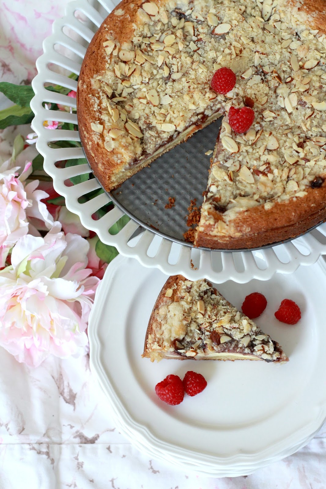 Raspberry Cream Cheese Coffee Cake Grateful Prayer Thankful Heart