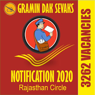 India Post GDS Recruitment 2020 - Rajasthan Circle | 3262 Posts India Post GDS Recruitment 2020 - Rajasthan Circle | 3262 Posts