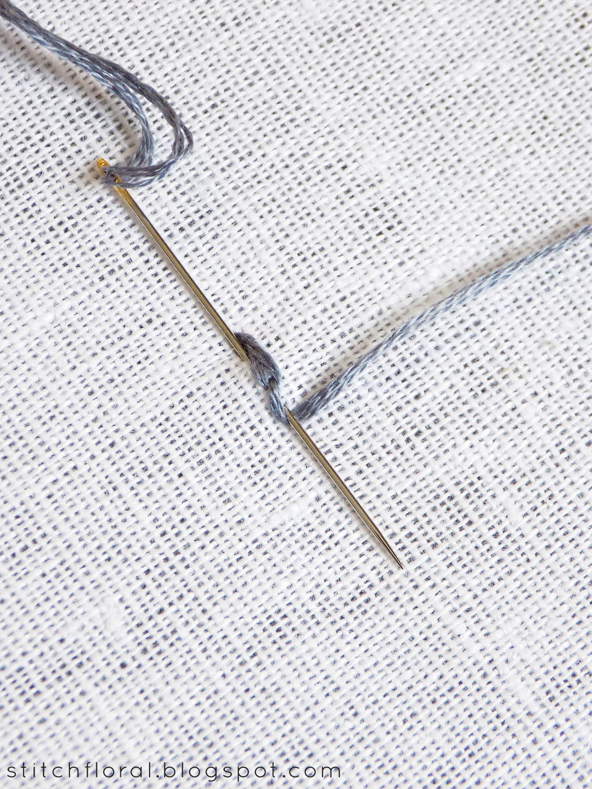 Rope stitch How-To - Stitch Floral