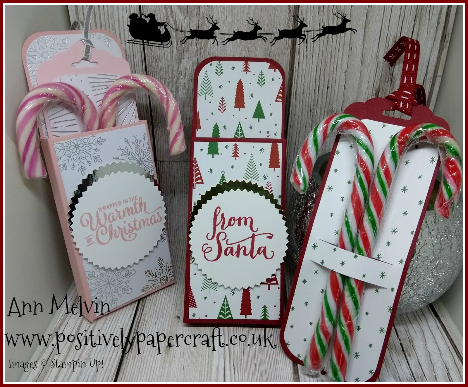 Positively papercraft 5 Festive Friday Candy Cane Holder With Pull