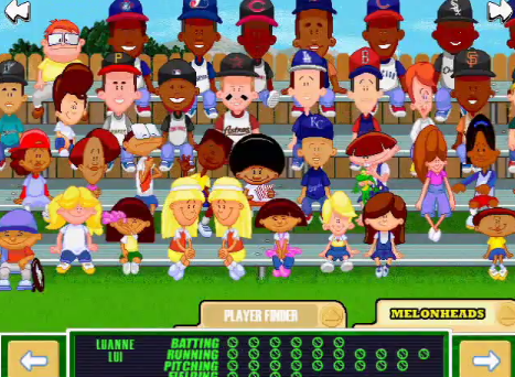 Backyard Baseball Characters 2001