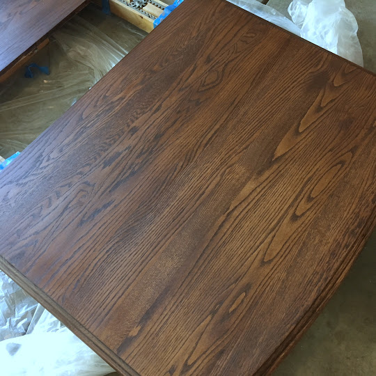 Just Another Hang Up: Furniture Refinishing -- Oak Kitchen Table