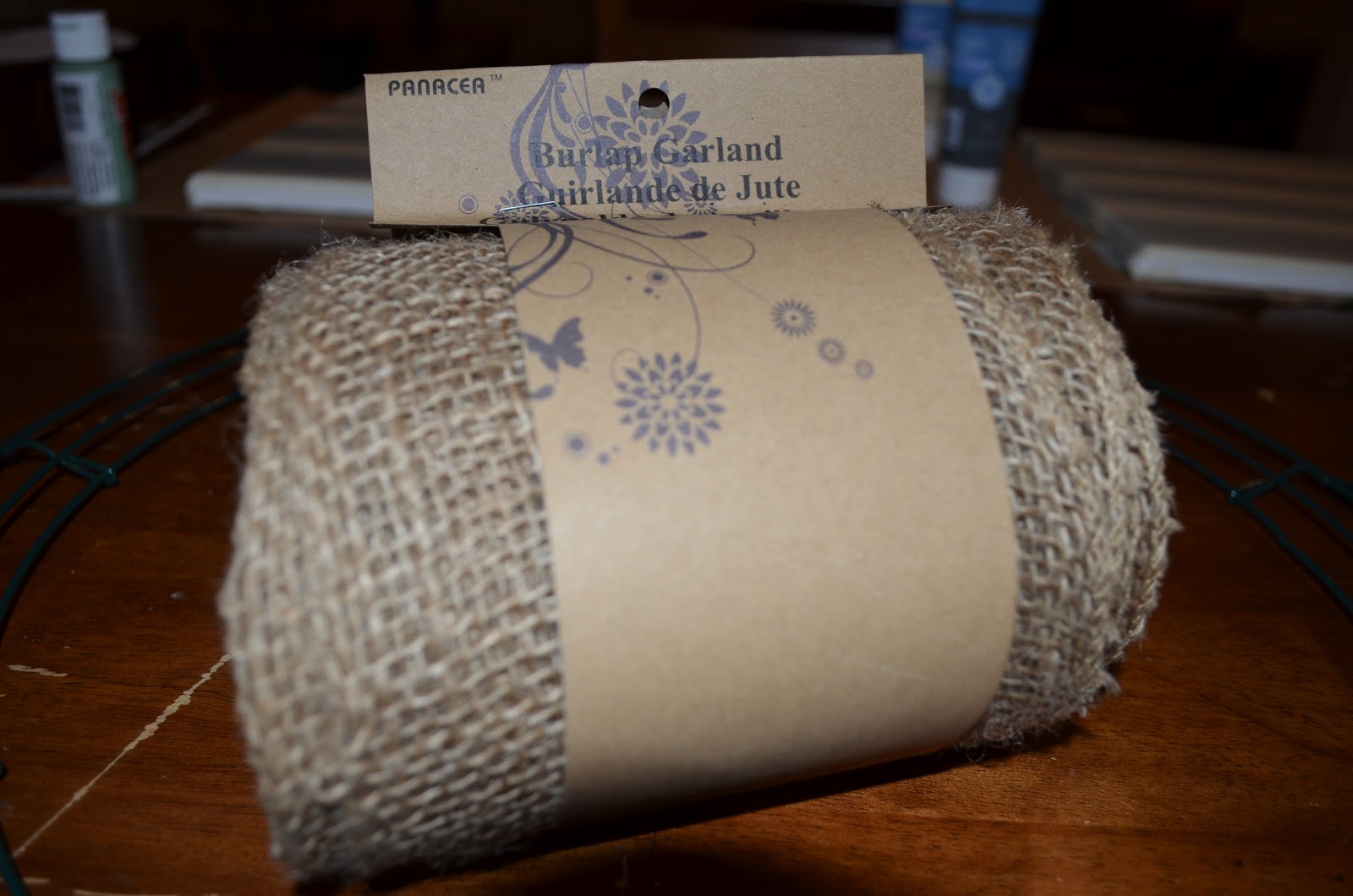 Stay Blonde SPD Burlap Wreath