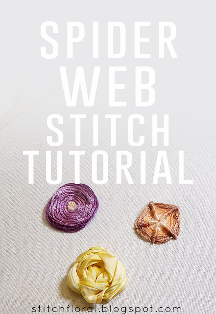 Spider web stitch tutorial