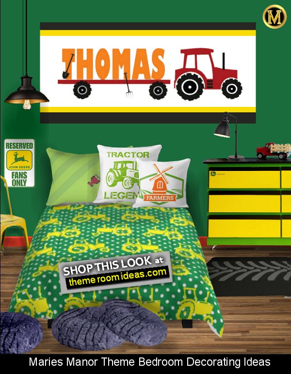 Decorating theme bedrooms Maries Manor John Deere