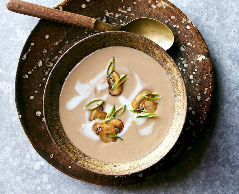 Coconut-Miso Mushroom Soup