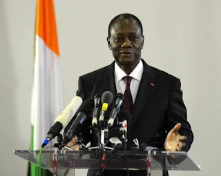 President Alassane Ouattara of Ivory Coast. President Alassane Ouattara of Ivory Coast.