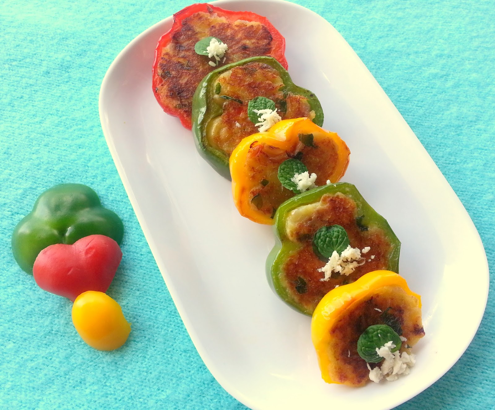 Annapurna Stuffed Bell Peppers / Vegetarian Starter Recipe
