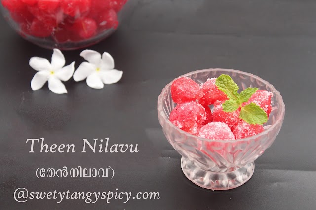 Thean Nilavu Recipe | Then Mittai or Then Unda | Kerala Style Sugary Sweet Balls