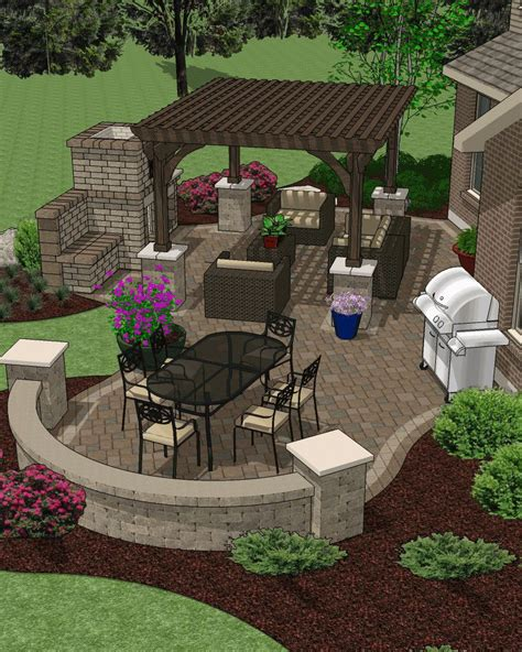 Concrete Patio Designs Layouts - Design Ideas