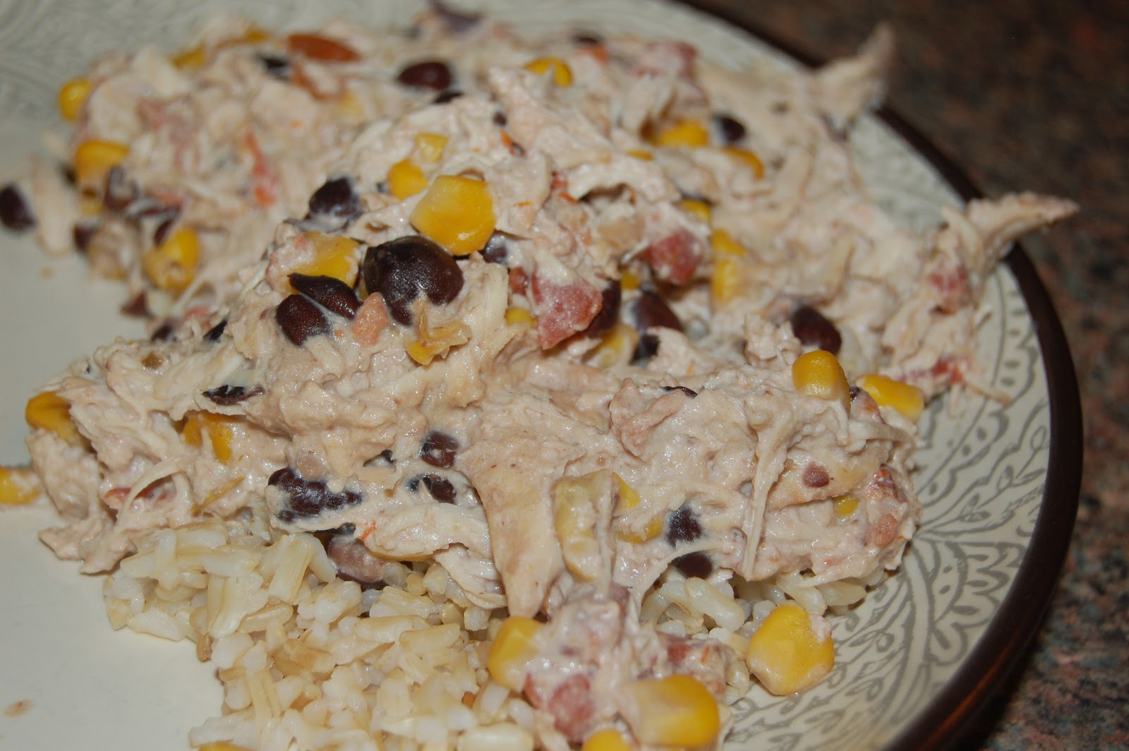 ThriceTheSpice: Creamy Mexican Chicken ~ A Slow Cooker Meal!