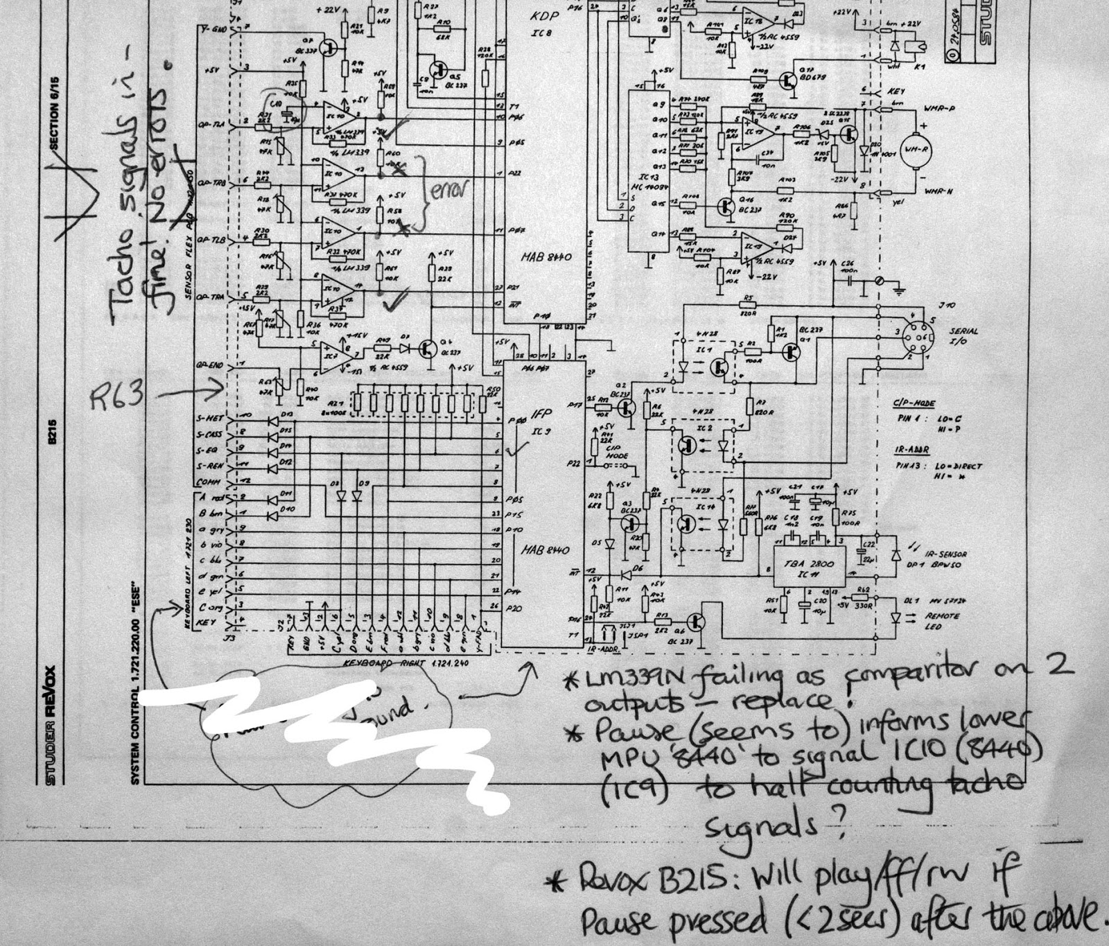 Electronics Cassette Decks, Tuners, Amps, Repairs, Failures. July 2019