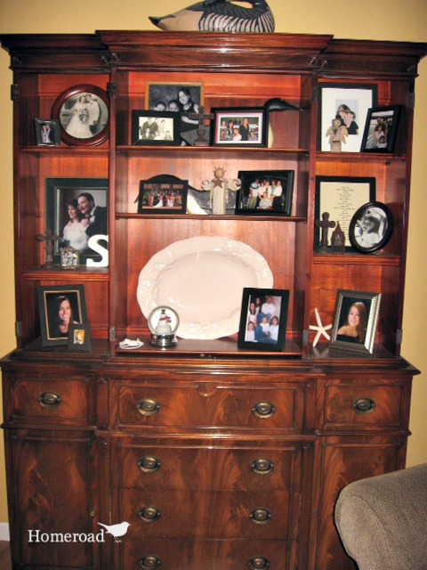 Bin Shelves on a Hutch