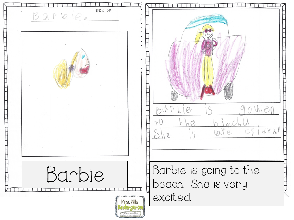 Fiction writing - Mrs. Wills Kindergarten