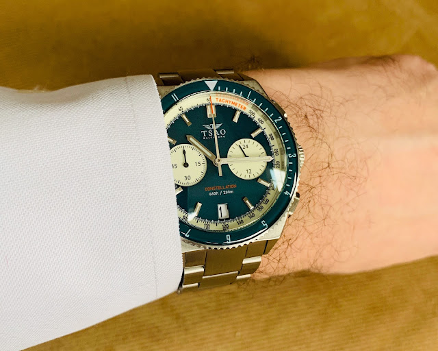 Tsao Baltimore Constellation Chrono-Diver wrist shot