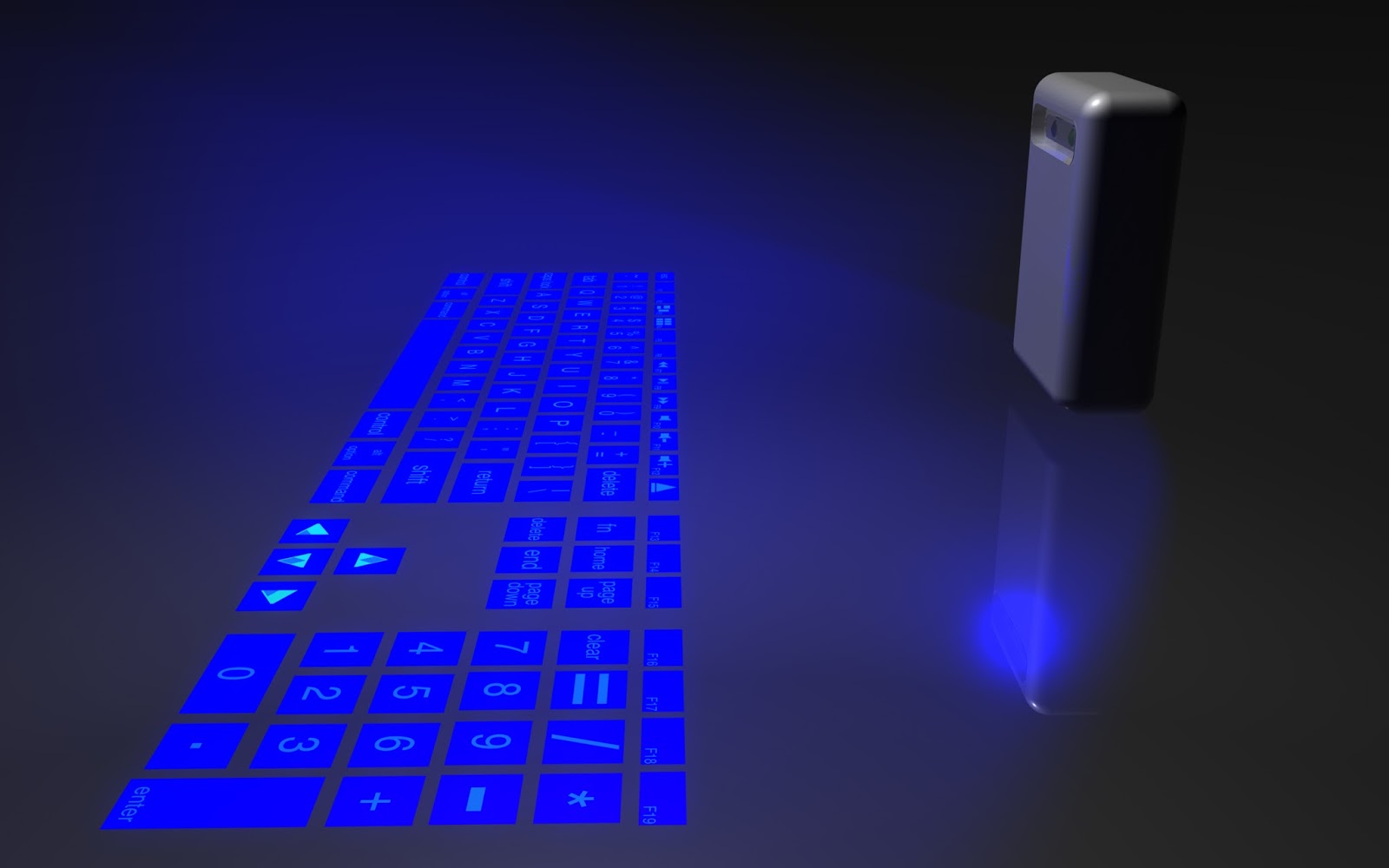 Jeffrey Nagy's artwork QWERTY New and improved Virtual Keyboard