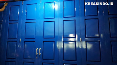 Pintu Ruko Besi Powder Coating pesanan Bu Miniwati di Cilegon Banten Pintu Ruko Besi Powder Coating pesanan Bu Miniwati di Cilegon Banten