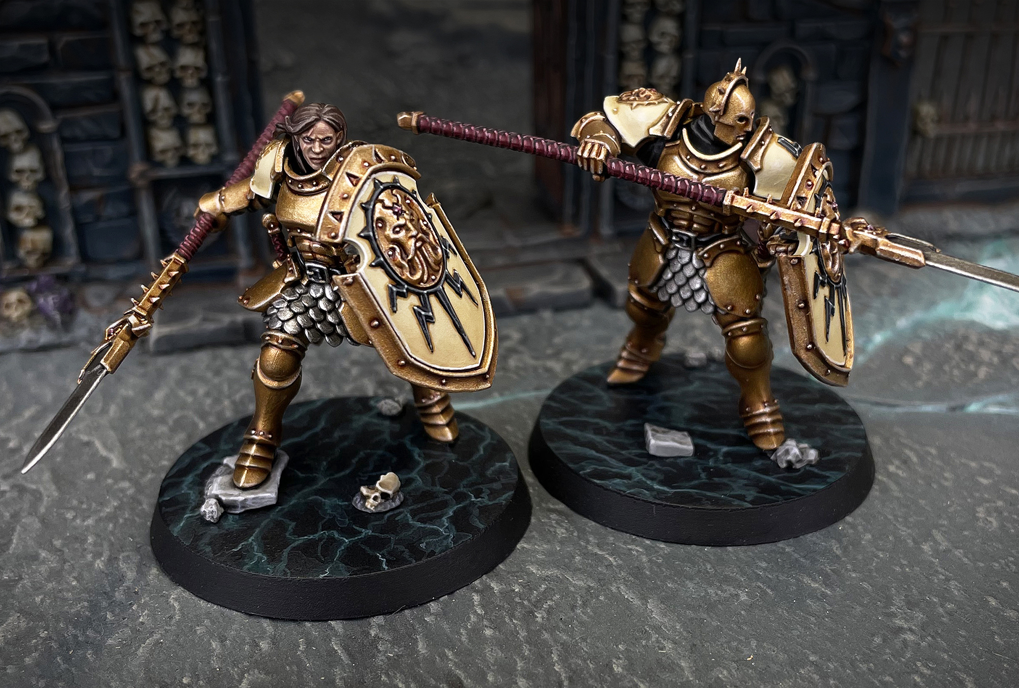 Mengel Miniatures TUTORIAL Dark Marble Bases