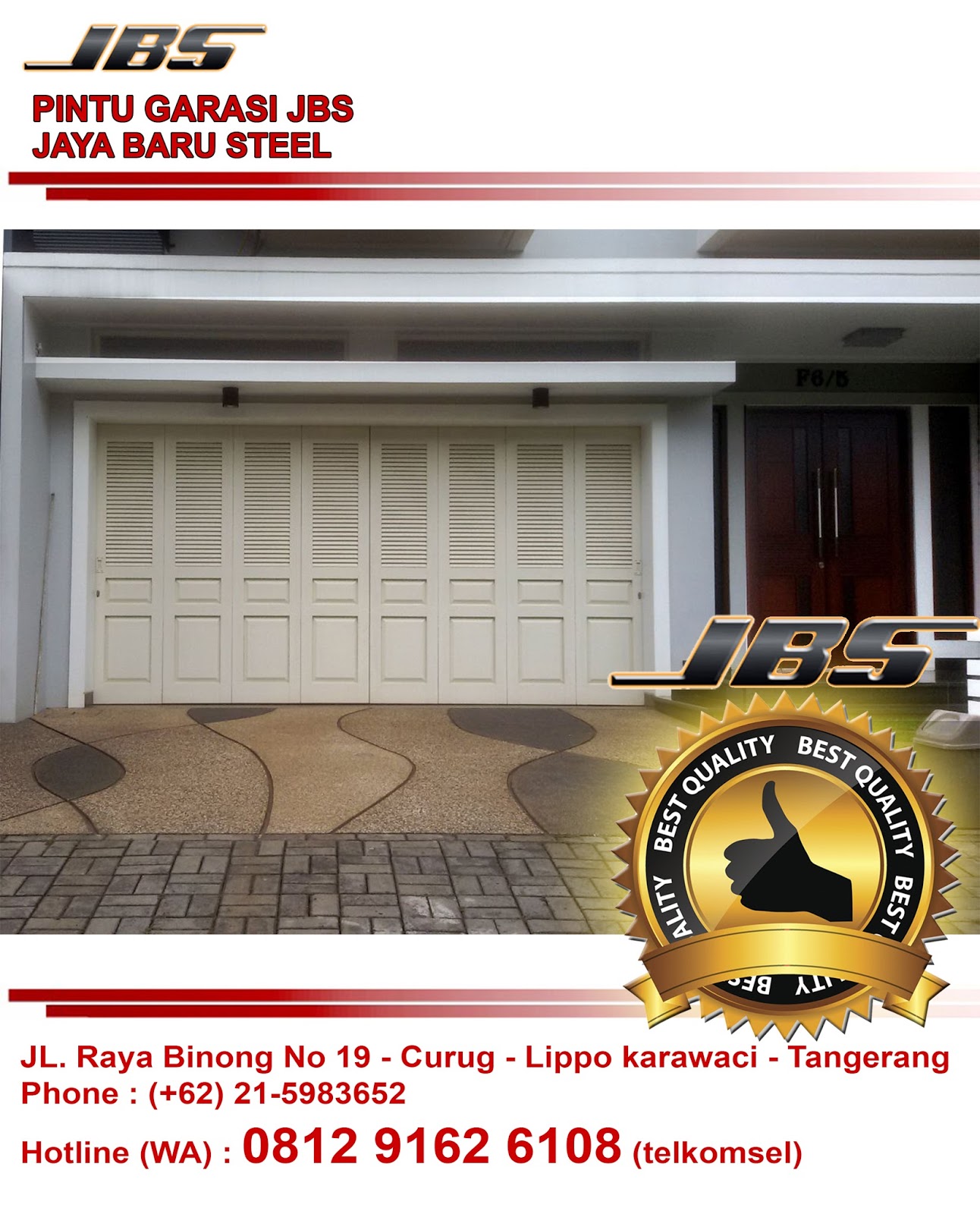 Pintu Besi Minimalis Malang, Harga Pintu Garasi Besi Minimalis Malang