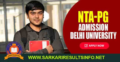 PG Admission Apply Online 2020 Delhi University NTA PG Admission Apply Online