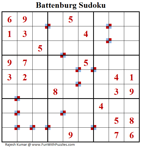 Battenburg Sudoku (Fun With Sudoku #164)