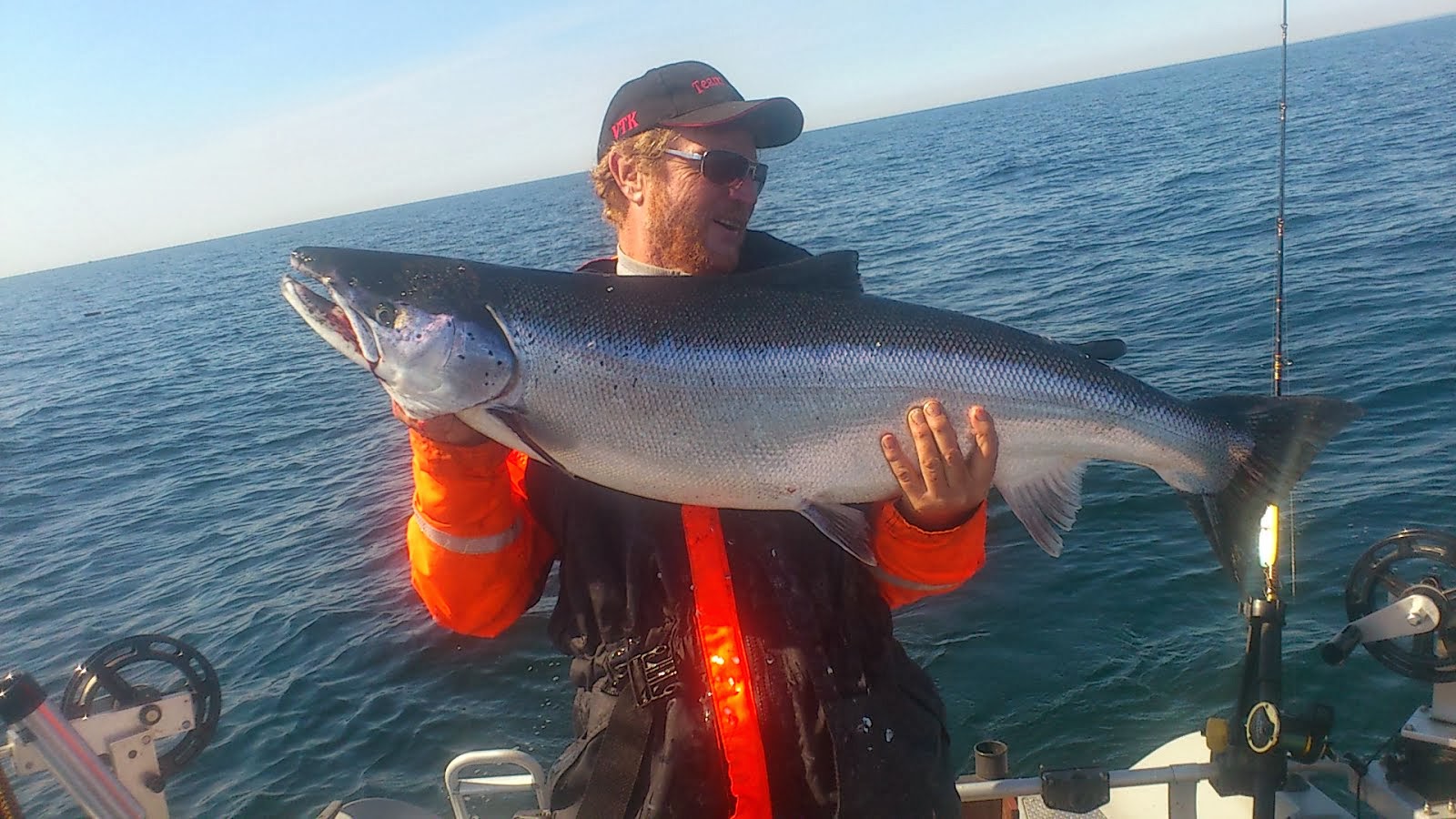 Conny (Team Pablo) med Östersjölax på 17kg