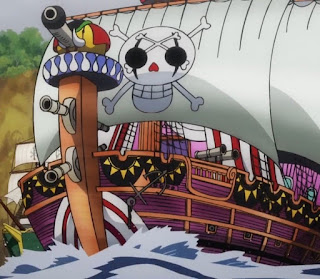 ワンピースアニメ バギー 海賊船 ONE PIECE BUGGY