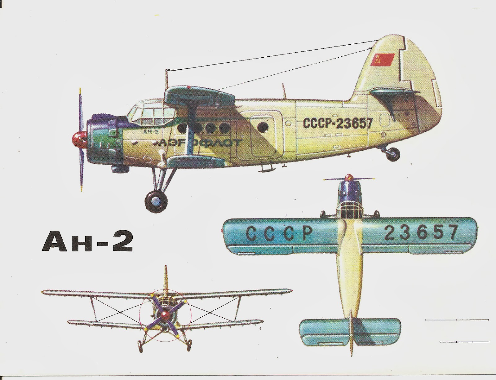 Окраска самолета АН-2