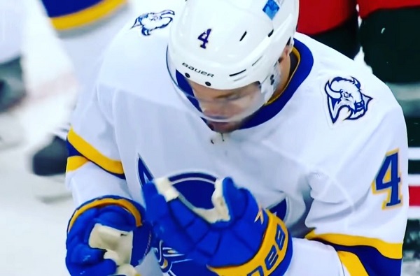 Taylor Hall puck to the face