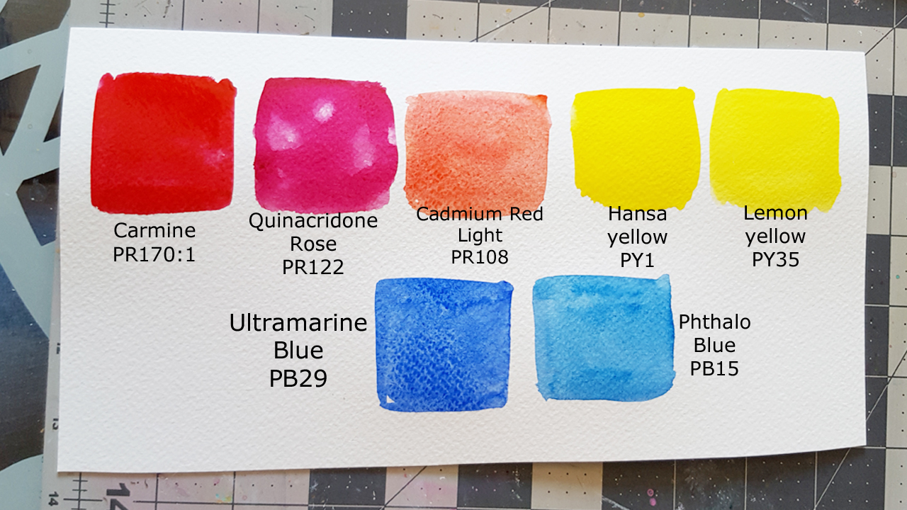 Best Watercolor Primary Colors