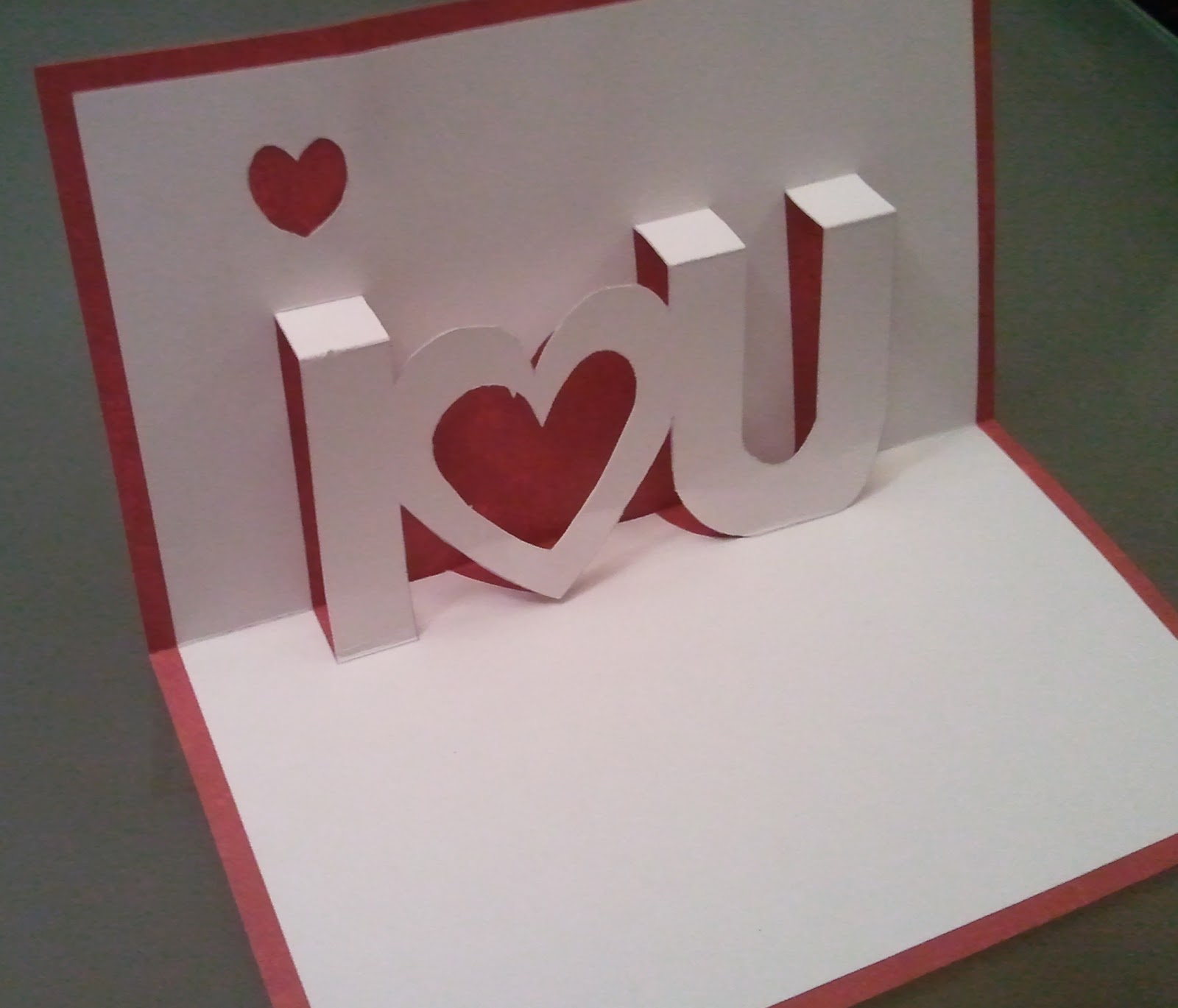 Becca Creative Popup Valentine's Day Card