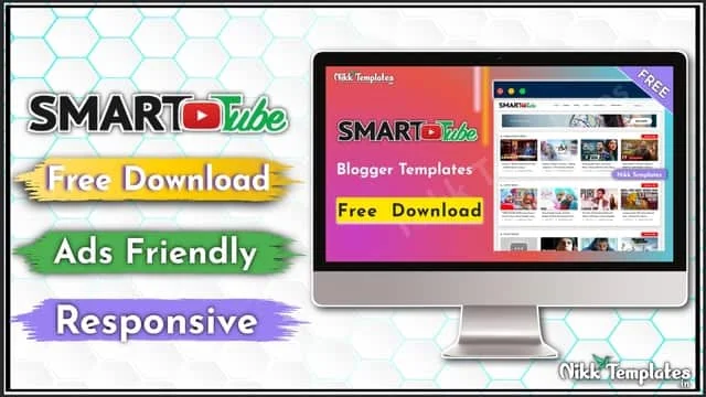 (Free) Smart Tube - Video Blogger Template Download - {Nikk Templates}
