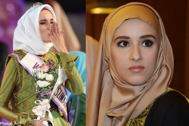 Wanita Tunisia Dinobat Ratu Cantik Muslimah Sedunia - Tabek Puang