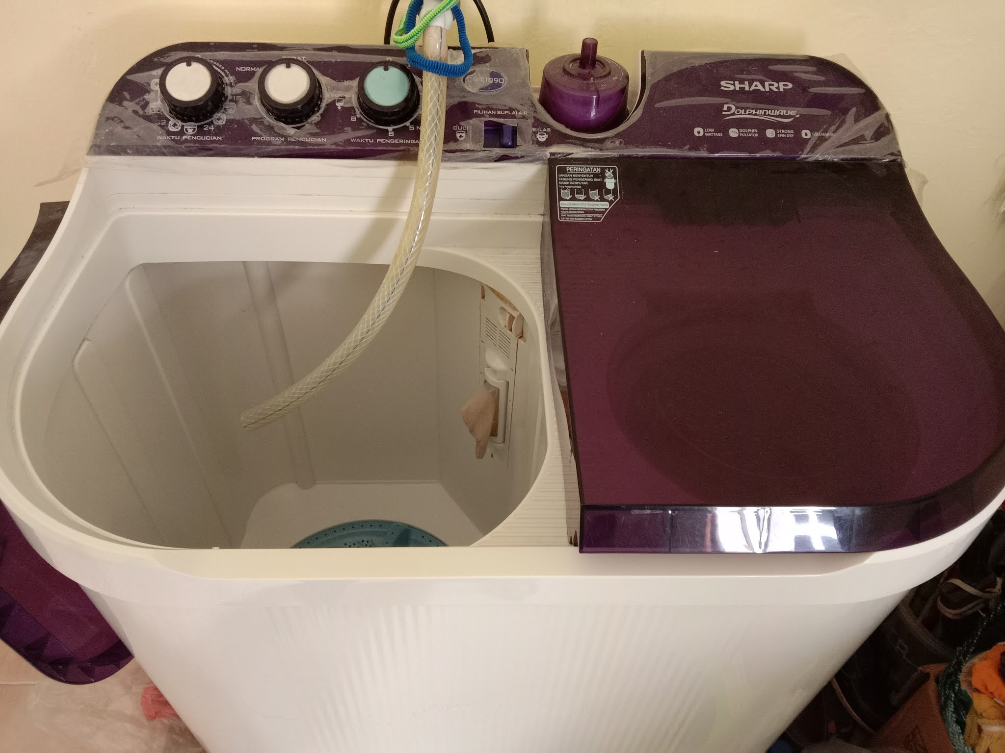 Gambar pengering mesin cuci SHARP