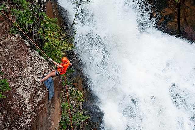 Go on a canyoning excursion