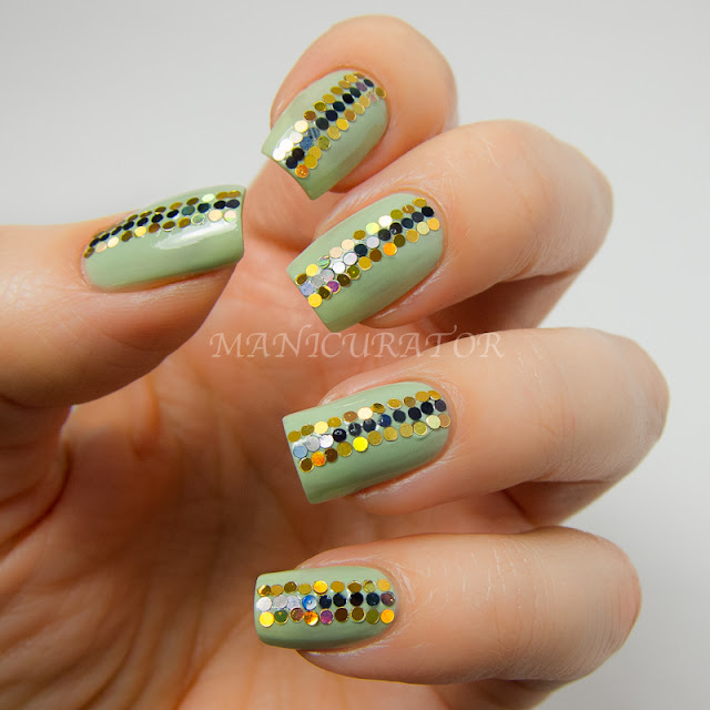 Blinged Out Nail Art with Born Pretty Polish and Circle Glitter