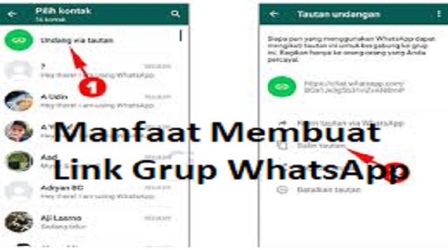  WhatsApp adalah salah satu aplikasi chatting yang terpopuler saat ini karena mudah diguna Cara Membuat Link Grup WhatsApp Terbaru