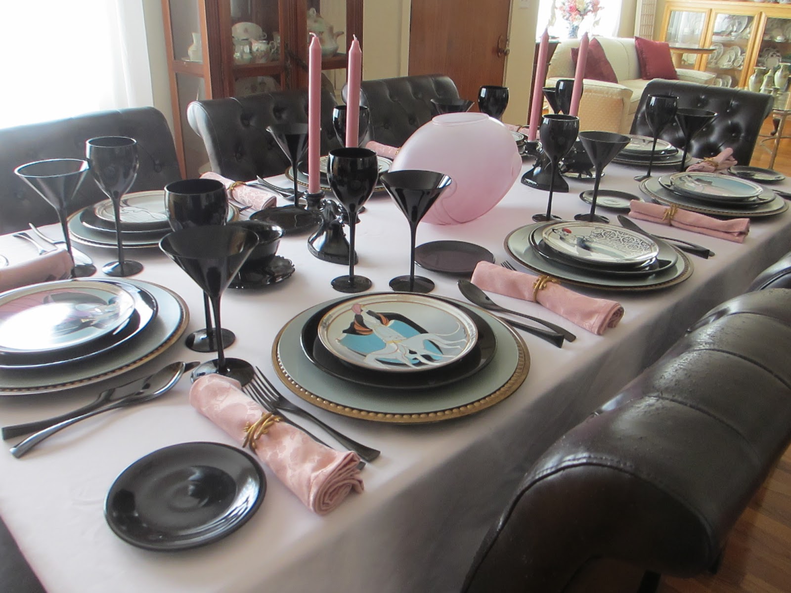 The Guest Art Deco Tablescape