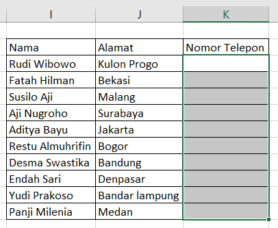 Cara Menulis Nomor Telepon di Excel Agar 0 Didepan Tidak Hilang