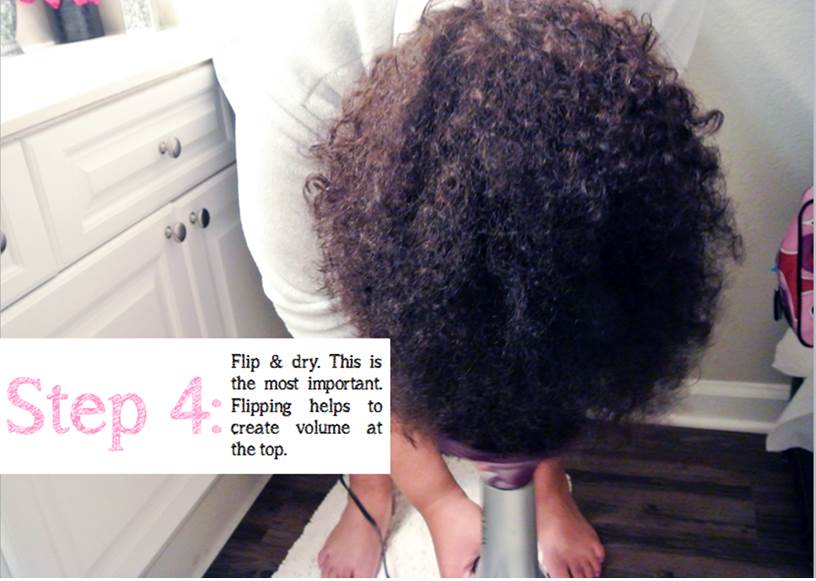 How to achieve big hair with natural hair. 