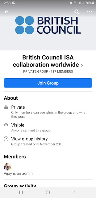 Facebook Group British Council ISA Collaboration Worldwide